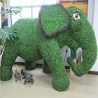 Artificial grass topiary animal for decoration