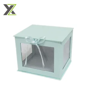 cheap custom various gift paper box with pvc window