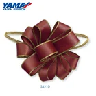 Yama manufacturer custom printing logo luxury large grosgrain satin wrapping ribbon gift bows