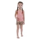 wholesale boutique sleeveless pink top kids baby clothes sequin summer outfits