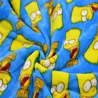 High quality knitted printed fleece 100% polyester super soft velour fabric