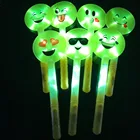 Party Decoration Glow Stick Party Supply Led Emoji Wand Novelty Led Glow in the Dark Stick