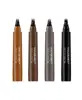New Arrival Eyebrow Pencil Waterproof 3D Stereoscopic Liquid Four Color Head Sketch Line Eyebrow Refill Pencil Makeup
