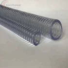 transparent flexible pvc thunder spring hose