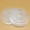 Cold drink lids, flat lids with straw slot, plastic lids for paper cups