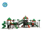 2018 Commercial Preschool Kids Plastic Commercial Outdoor Playground Equipment