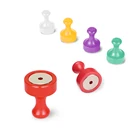 Colorful clear office magnet push pins for white board