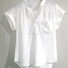 Fashion women white blouse women top formal tops for women