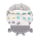 High Quality Safety Chewable Non-toxic BPA Free Silicone Baby Bandana Bibs With Teether