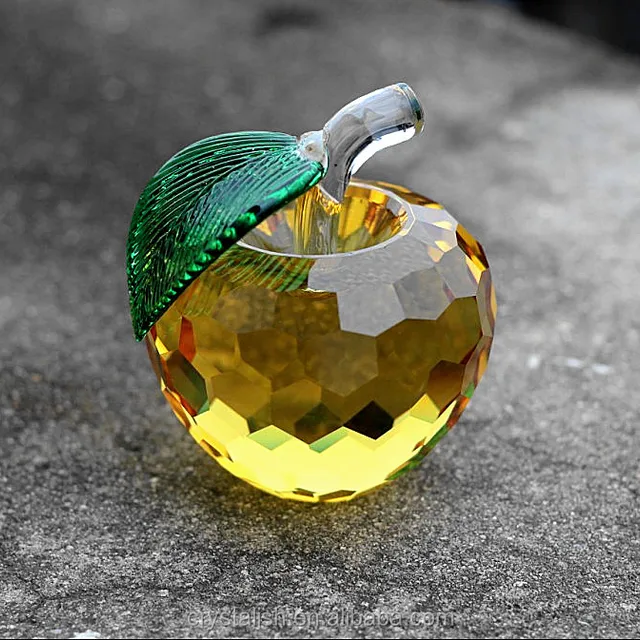 christmas golden apple crystal apple decoration valentines day