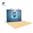 #SUPER December 2019 Wholesale aluminum tension fabric pop up fabric roll display stands