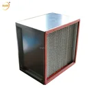High Temperature Resistance H14 Fiberglass Hepa Filter Sharp