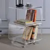 Modern Design G shape Acrylic Accent Table Acrylic Furniture
