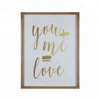 wood inspirational love quotes frame wall art