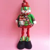 Christmas party decoration 50CM extension plush snowman outdoor Santa Claus And Christmas reindeer toys