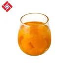 Custom Wholesale Dessert Round Shape Glass Plastic Fruit Jelly Pudding Cups