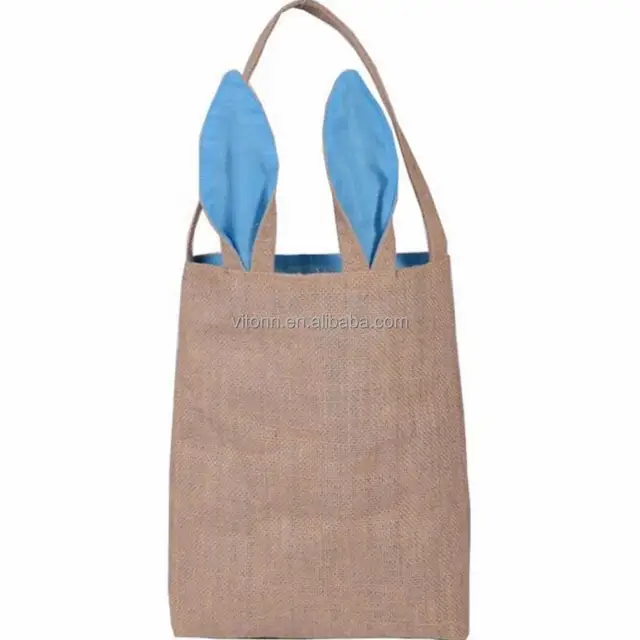 easter burlap bags