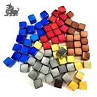 Acrylic plastic metal color plastic cube for table game