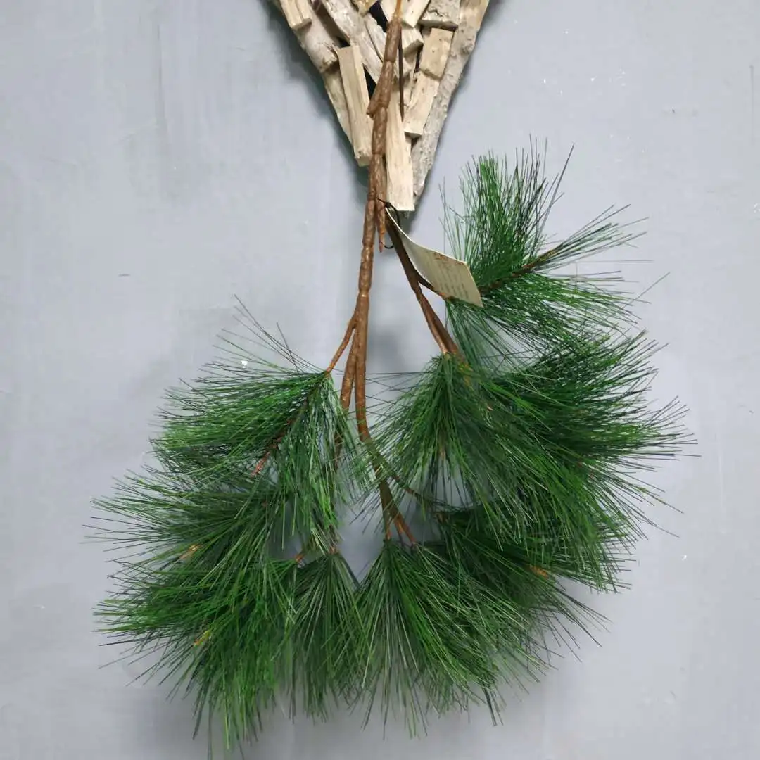 artificial green pine needle