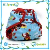 Baby One Size Printed Double Gussets Snaps Cloth Diaper Cover for Prefolds