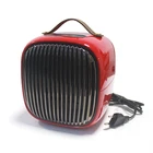 Remote Controlled Rose Red portable mini electric air fan heater 220v