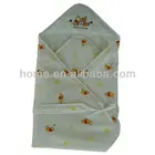 100% cotton printed Muslin Swaddle baby Wrap blanket