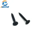 Metric Bugle Head Phillips Black C1022A Drywall Screws used in Wood