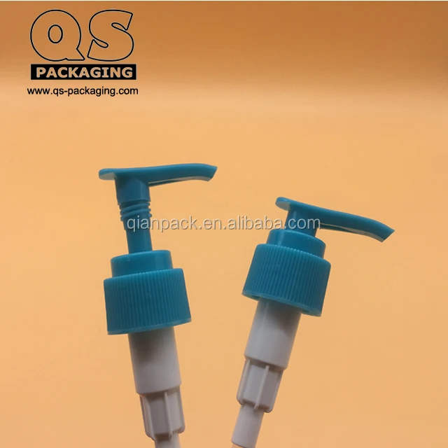 22/410 black lotion pump with long nozzle and clip lock