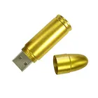 Cool Metal Bullet Shape USB Flash Drive Memory Stick Customized Logo