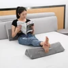 Ultra Soft Grey Firm Support Backrest Anti Stomach Acid Reflux Foam Wedge Pillow Bedding Back Support Pillow