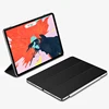 For iPad Pro 11 Leather Case Strong Magnetic Auto Sleep/Wake Function Lightweight Smart Cover Trifold Stand Tablet Case