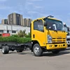 2018 Best price china new isuzu flatbed tow truck with long chassis for sale