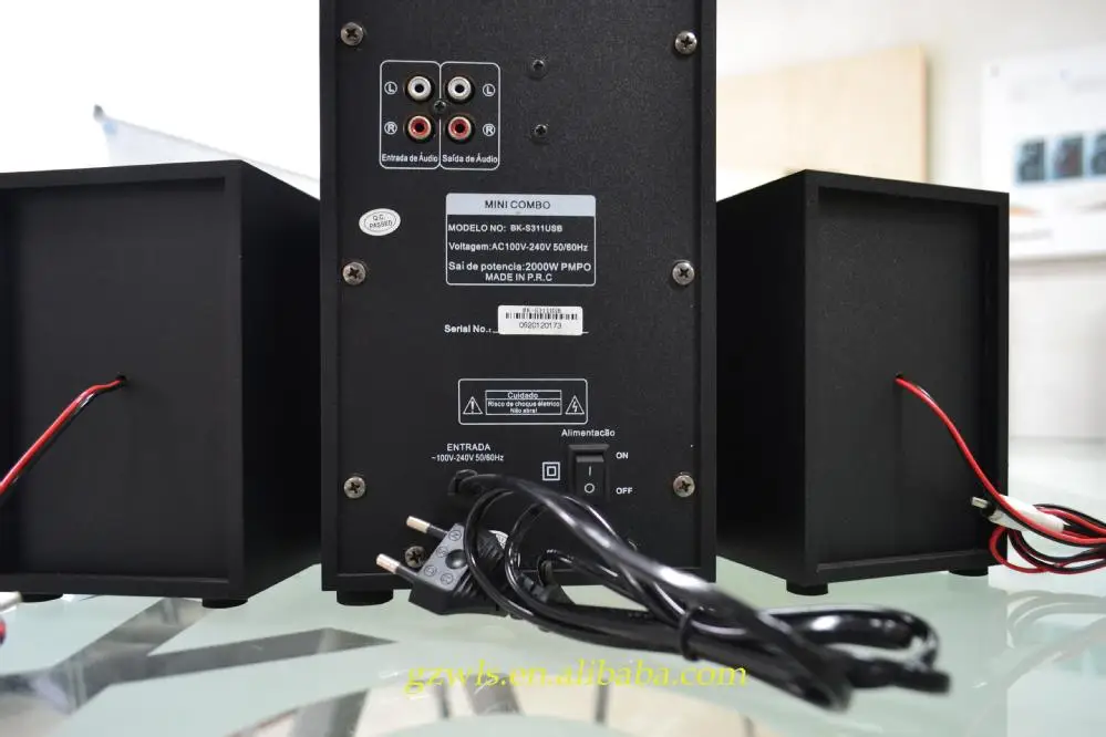 WLS Top 3 Home Theater System portable active radio player W-F210 support USB - ANKUX.COM