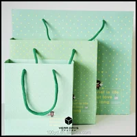 buy foldable brown gift paper bag/rope handle ba