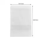Tablet Capsule Bag Tisanes Packaging White Kraft Zip Lock Stand Up Food Bags Pouches with U-Notch and Matte Window