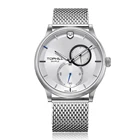 Multiple Bands Stainless Steel Case Back Watches For Man