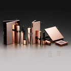 metal rose golden plastic empty makeup packaging