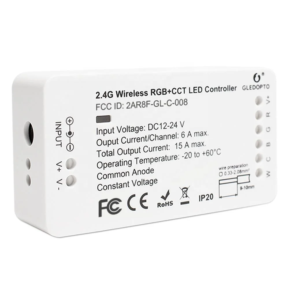 Home Smart Zigbee Dimmer Cct Strip Controller Smart Timing App &amp; Voice Controlled White Led Strip Lights - ANKUX.COM