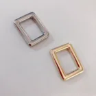 YK 1135 Zinc Alloy Material Nickel Metal Metal Hardware Square Ring Buckle For Purse / Bag / Garment