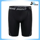 Accept custom wholesale mens compression shorts in dri fit fabric