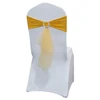 Wholesale organza chair sashes with buckle for sale
