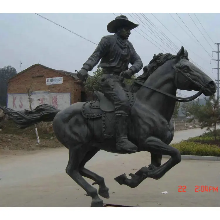 horse rider statue