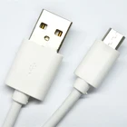 Wholesale data wire/Roungd micro usb cable white color