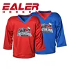 Custom team reversible hockey jersey, cheap china 100% polyester