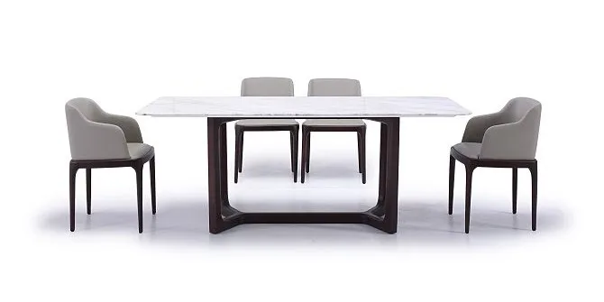 Marble top extendable modern dining table.jpg