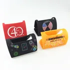 Promotional soft PVC custom logo branded cell phone holder phone stand