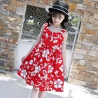 Wholesale Price Girls Summer Cotton Sleeveless Princess Dress Kids Casual Dress