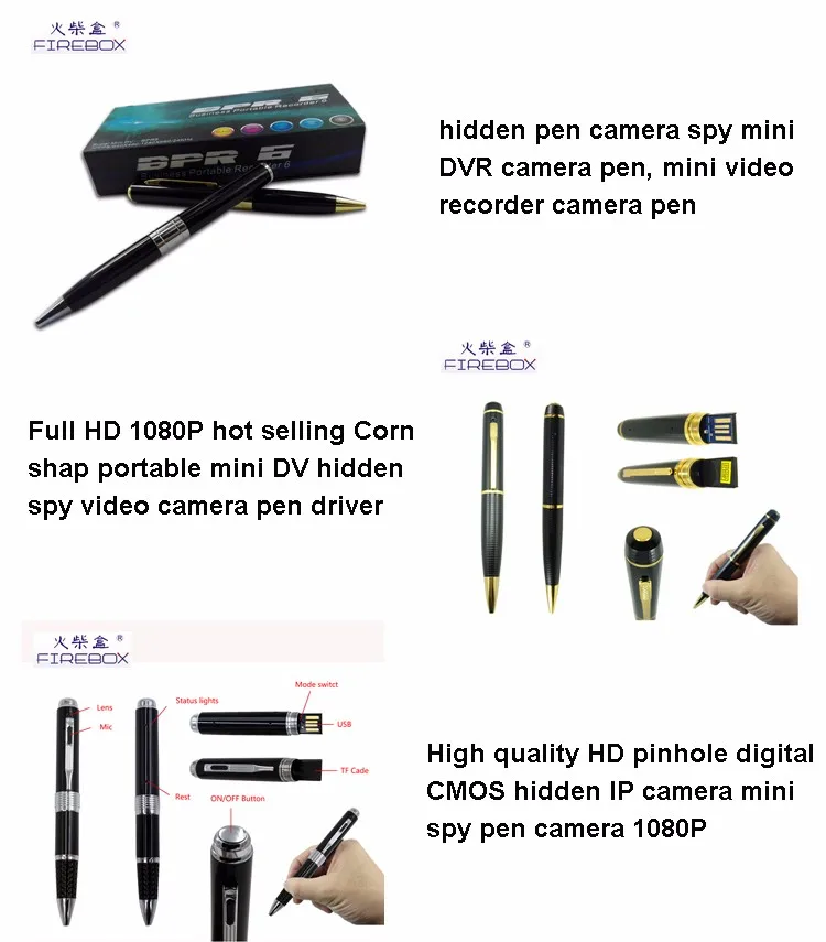 Full HD 1080P usb pc mini digital video recorder pen camera driver