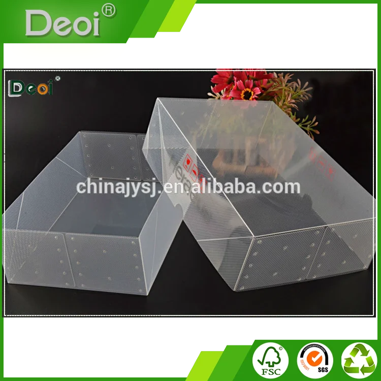 Factory Custom Made Practical Plastic Clear Storage Shoe Box Buy Shoe