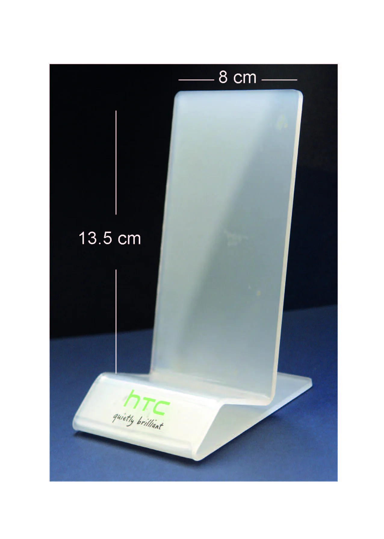 acrylic cell phone display